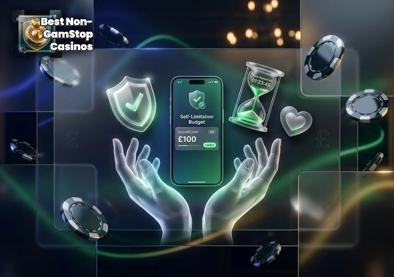 Safer gambling tools, self-limitation features, and support resources for casino players.