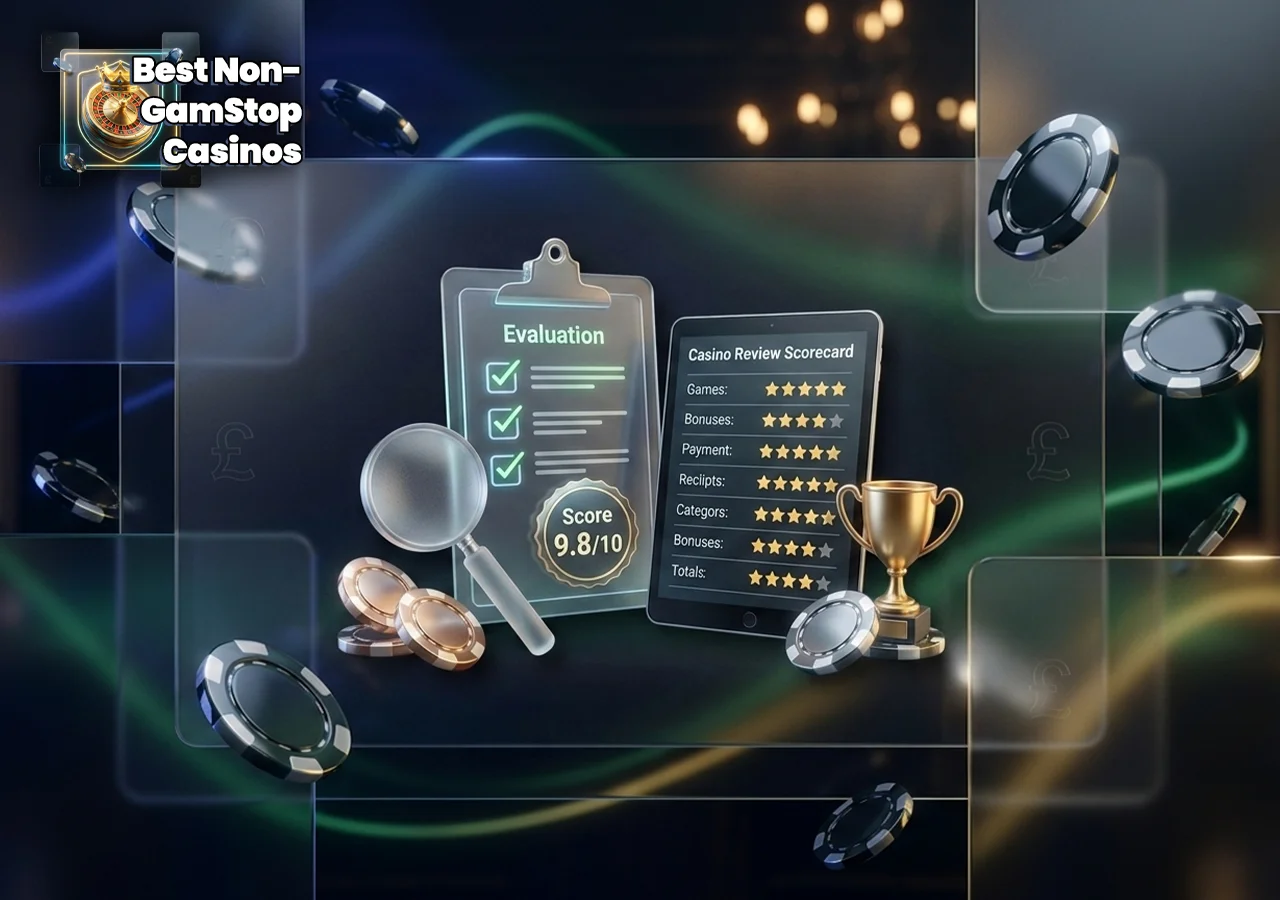 Key criteria and safety checks used to evaluate and score non-GamStop casino sites.
